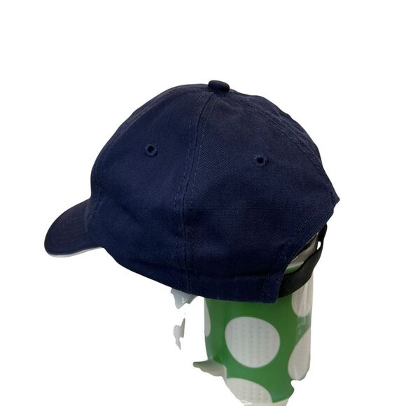 Vtg leather strap Union Pacific Railroad Baseball Hat Embroidered Train Logo - Picture 7 of 11